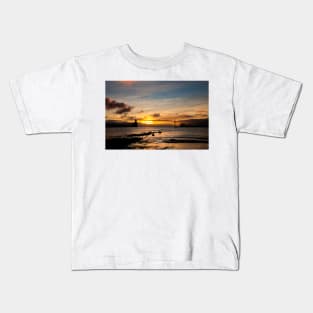 November sunrise between the Piers Kids T-Shirt